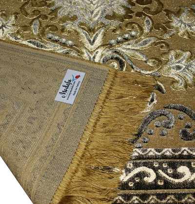 Ismen Prayer Rug Plush Luxury Floral Vase Prayer Rug 21216 - Modefa 