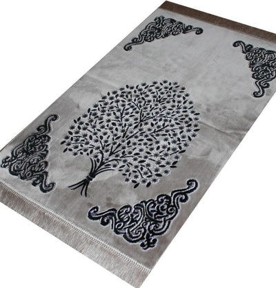 Ismen Prayer Rug Plush Velour Tree Prayer Rug 21244 - Modefa 