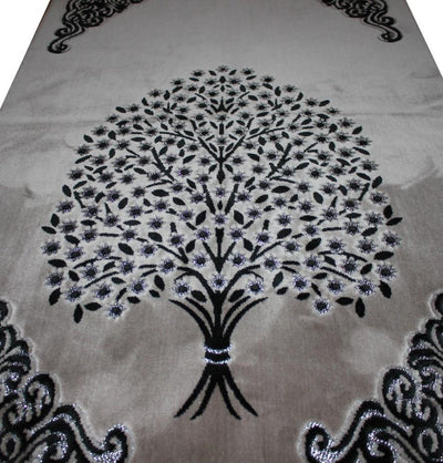 Ismen Prayer Rug Plush Velour Tree Prayer Rug 21244 - Modefa 