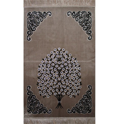 Ismen Prayer Rug Plush Velour Tree Prayer Rug 21244 - Modefa 