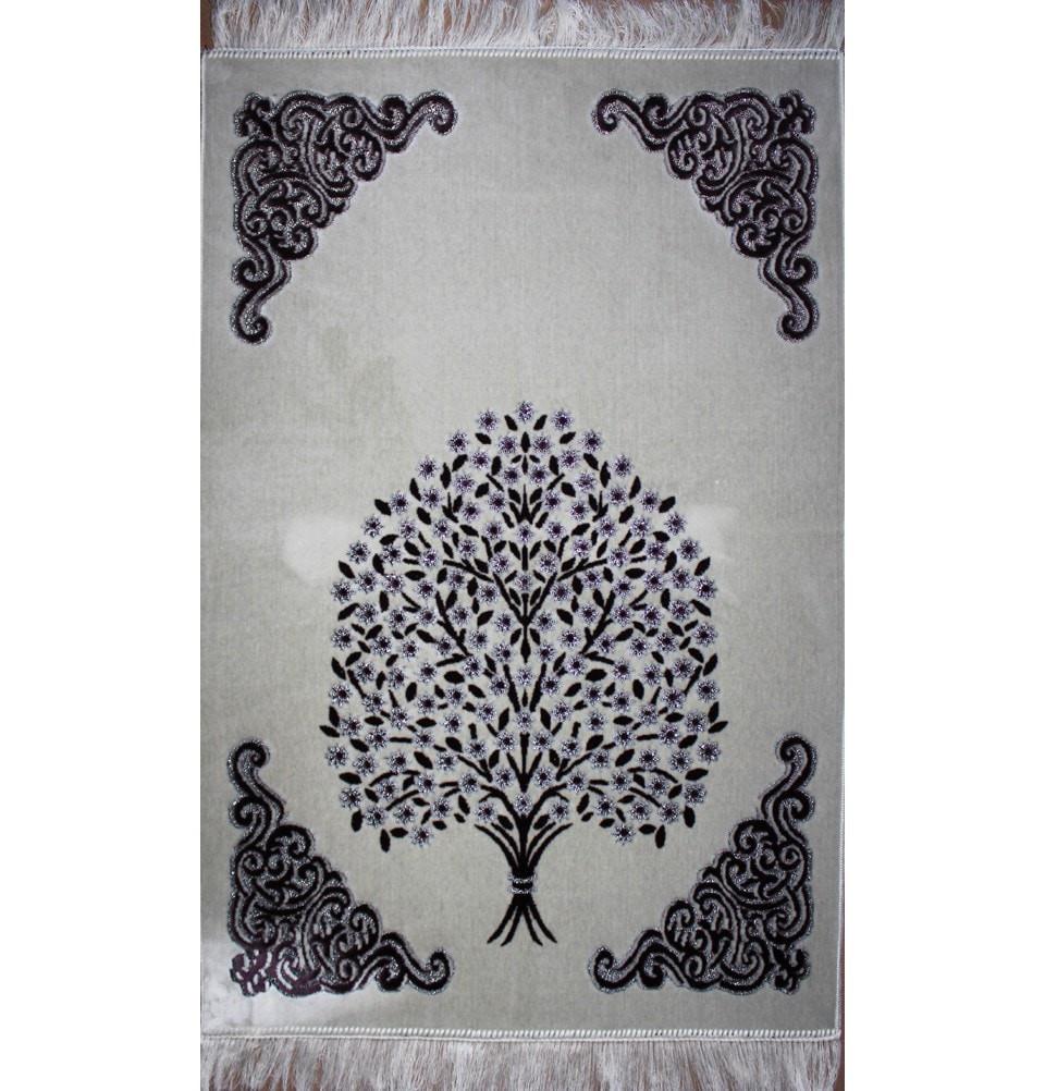 Ismen Prayer Rug Plush Velour Tree Prayer Rug 21241 - Modefa 