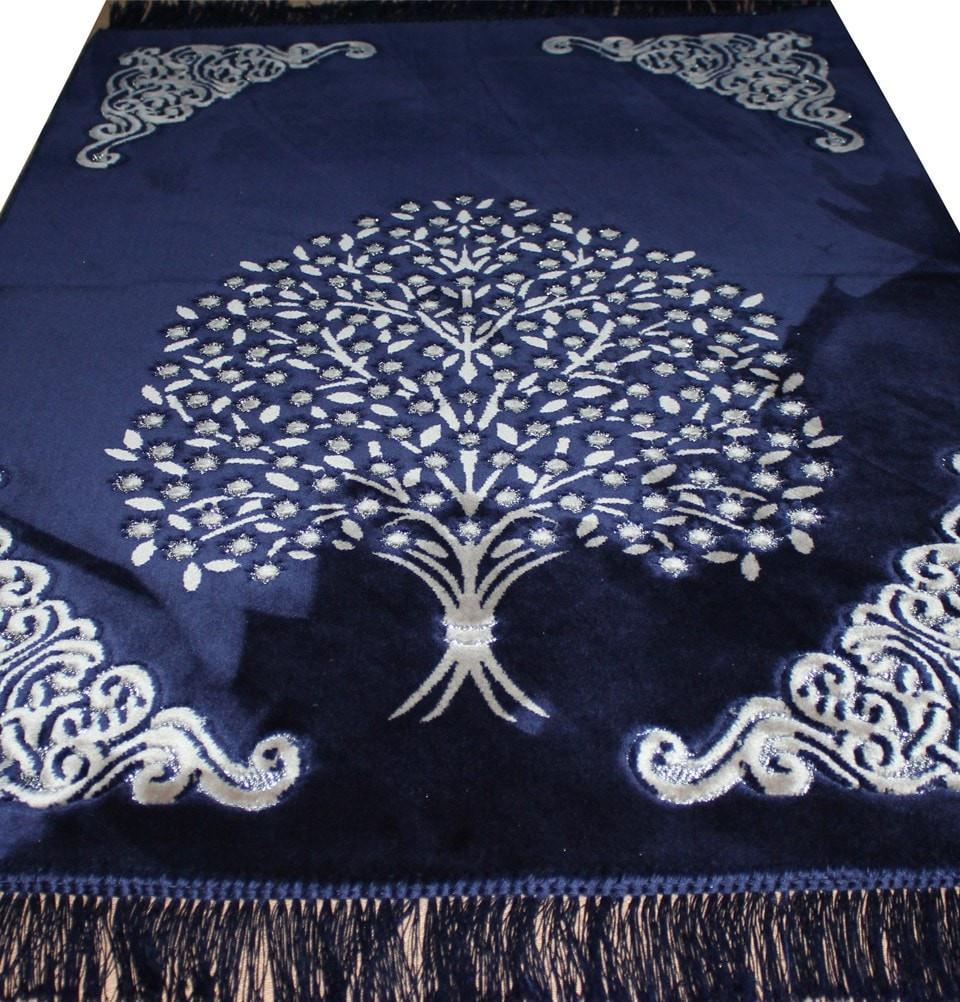 Ismen Prayer Rug Plush Velour Tree Prayer Rug 21242 - Modefa 