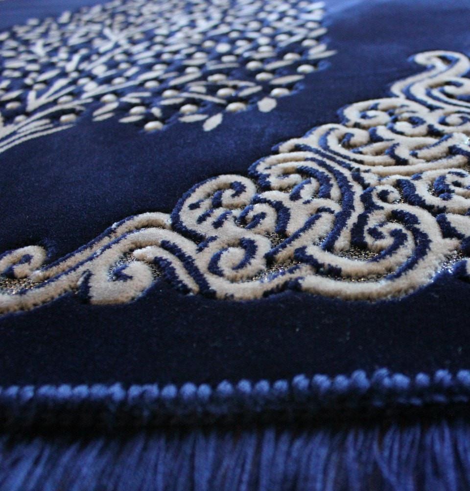 Ismen Prayer Rug Plush Velour Tree Prayer Rug 21242 - Modefa 