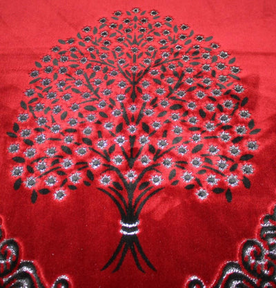 Ismen Prayer Rug Plush Velour Tree Prayer Rug 21243 - Modefa 