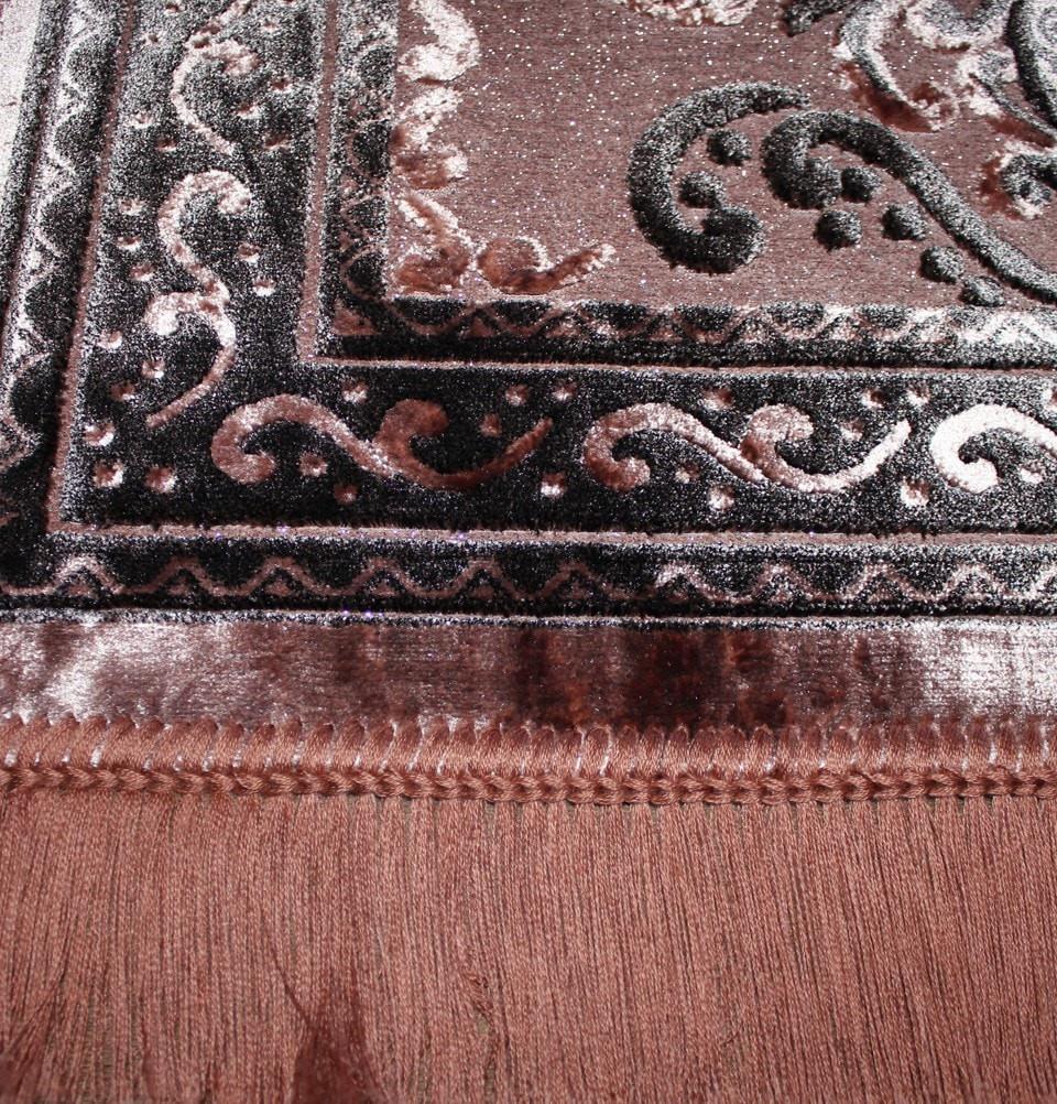 Ismen Prayer Rug Plush Luxury Floral Vase Prayer Rug 21214 - Modefa 