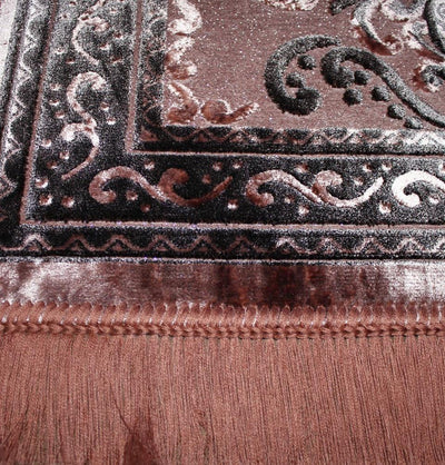 Ismen Prayer Rug Plush Luxury Floral Vase Prayer Rug 21214 - Modefa 