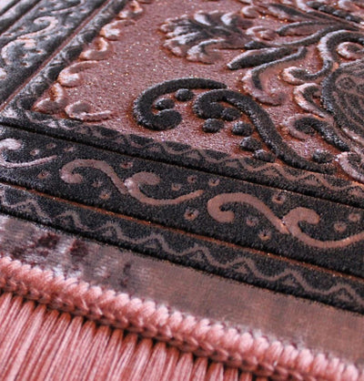 Ismen Prayer Rug Plush Luxury Floral Vase Prayer Rug 21214 - Modefa 