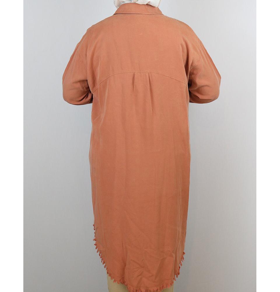 Loreen Plus Size Button Up Tunic 9009