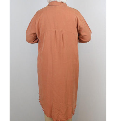 Loreen Plus Size Button Up Tunic 9009