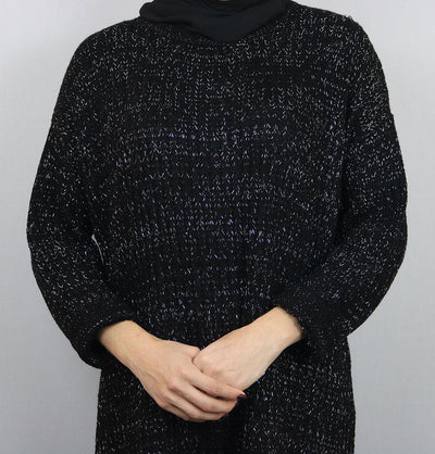 Loreen Modest Oversized Sweater 1512 Black