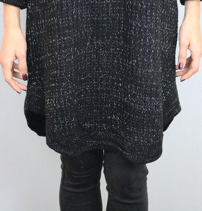 Loreen Modest Oversized Sweater 1512 Black