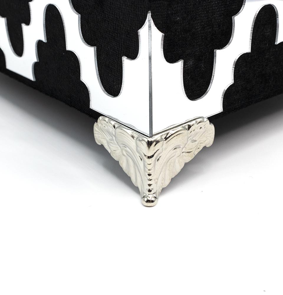 Modefa Book Black Holy Quran in Keepsake Velvet Gift Case - Black