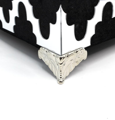 Modefa Book Black Holy Quran in Keepsake Velvet Gift Case - Black