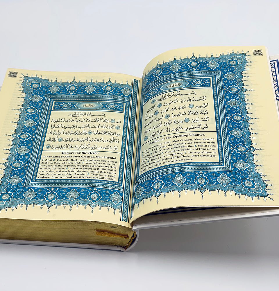 Modefa Book Grey The Holy Quran - Medine Script Arabic with English Translations - Grey