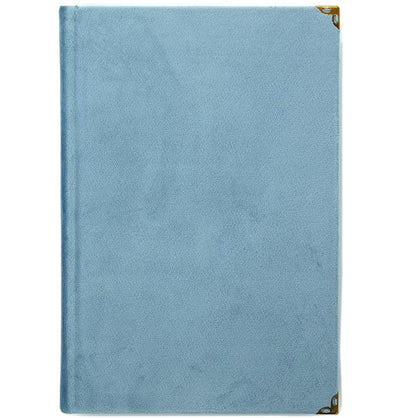 Modefa Book Light Blue Rainbow Quran with Velvet Cover - Light Blue