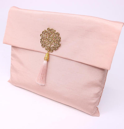 Modefa Book Pink Gift Set - Prayer Rug, Dua Book and Prayer Beads in Satin Bag - Pink