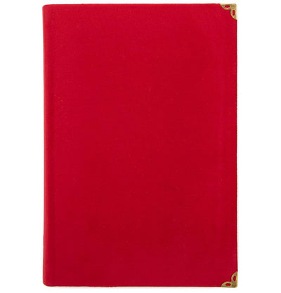 Modefa Book Red Rainbow Quran with Velvet Cover - Red