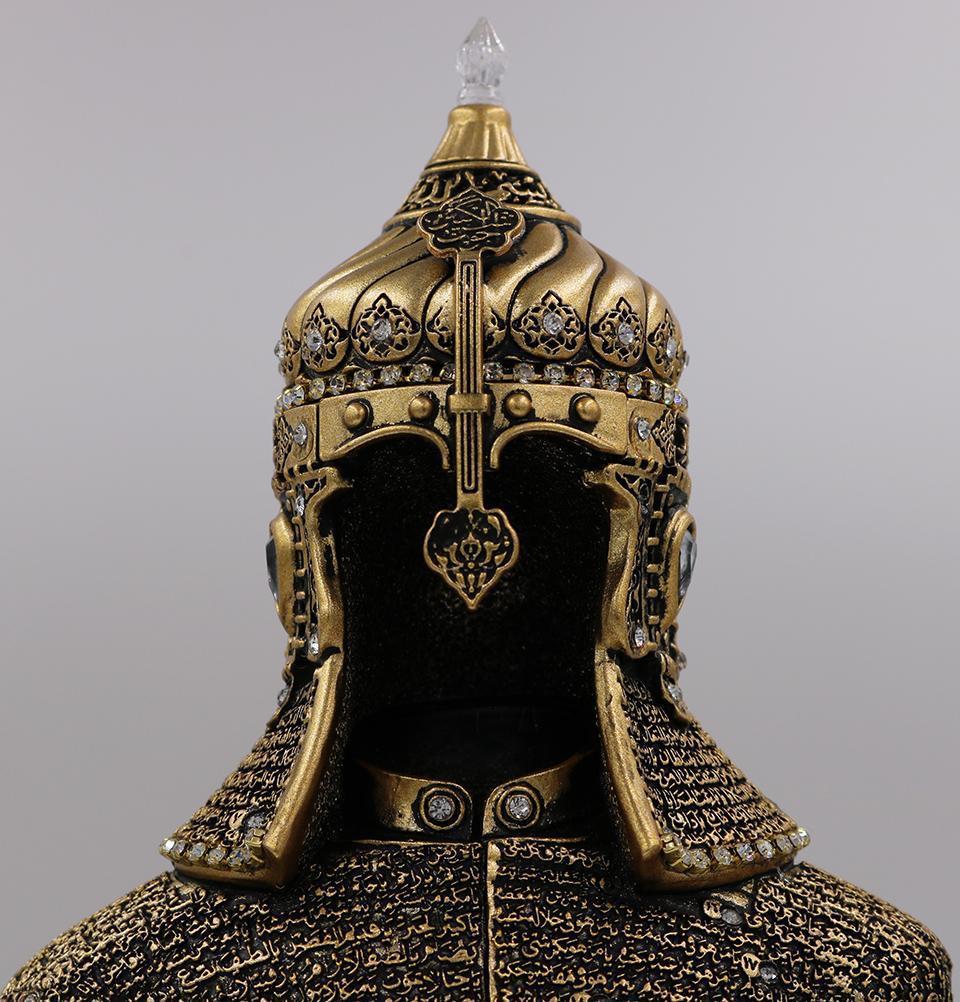 COMBO: Men's Ottoman Bork Ertugrul Fur Hat #2009 + Jawshan Kabir Suit of Armor #1726