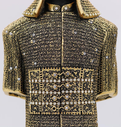 COMBO: Men's Ottoman Bork Ertugrul Fur Hat #2009 + Jawshan Kabir Suit of Armor #1726