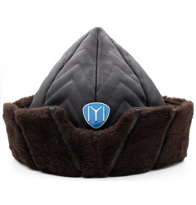 Modefa Bork Ottoman Bork Ertugrul Fur Hat Blue IYI #2022
