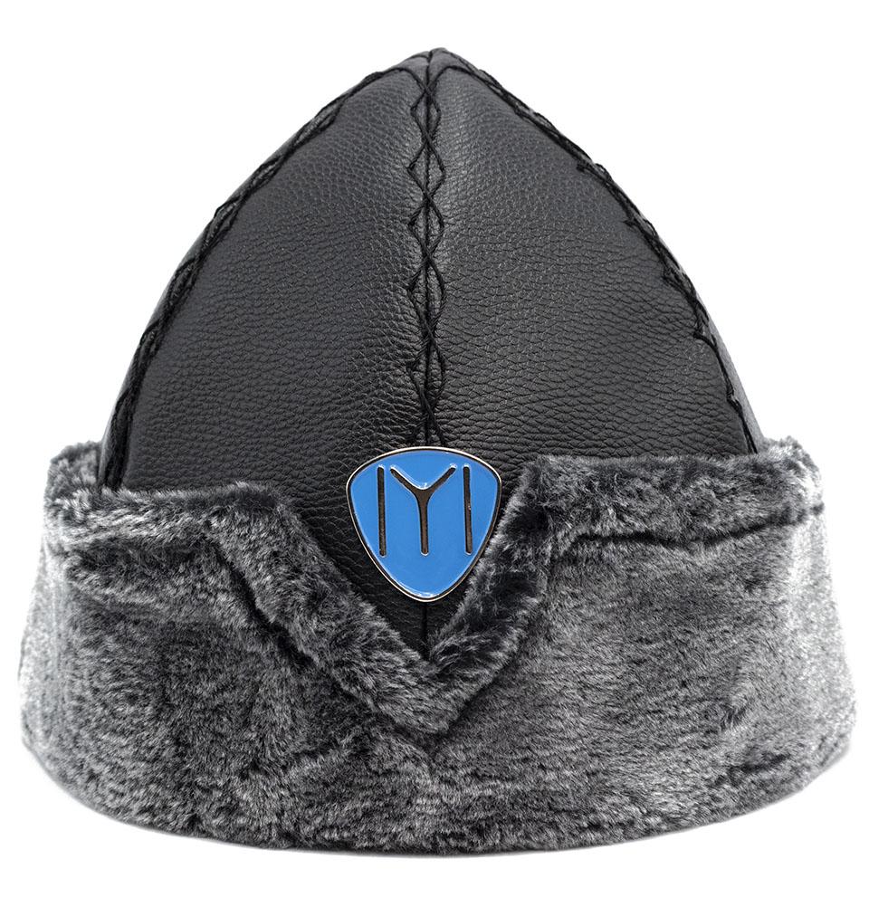 Modefa Bork Ottoman Bork Ertugrul Fur Hat Blue Kayi IYI #2006