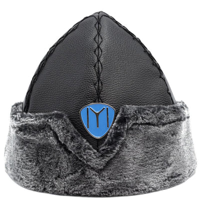 Modefa Bork Ottoman Bork Ertugrul Fur Hat Blue Kayi IYI #2006