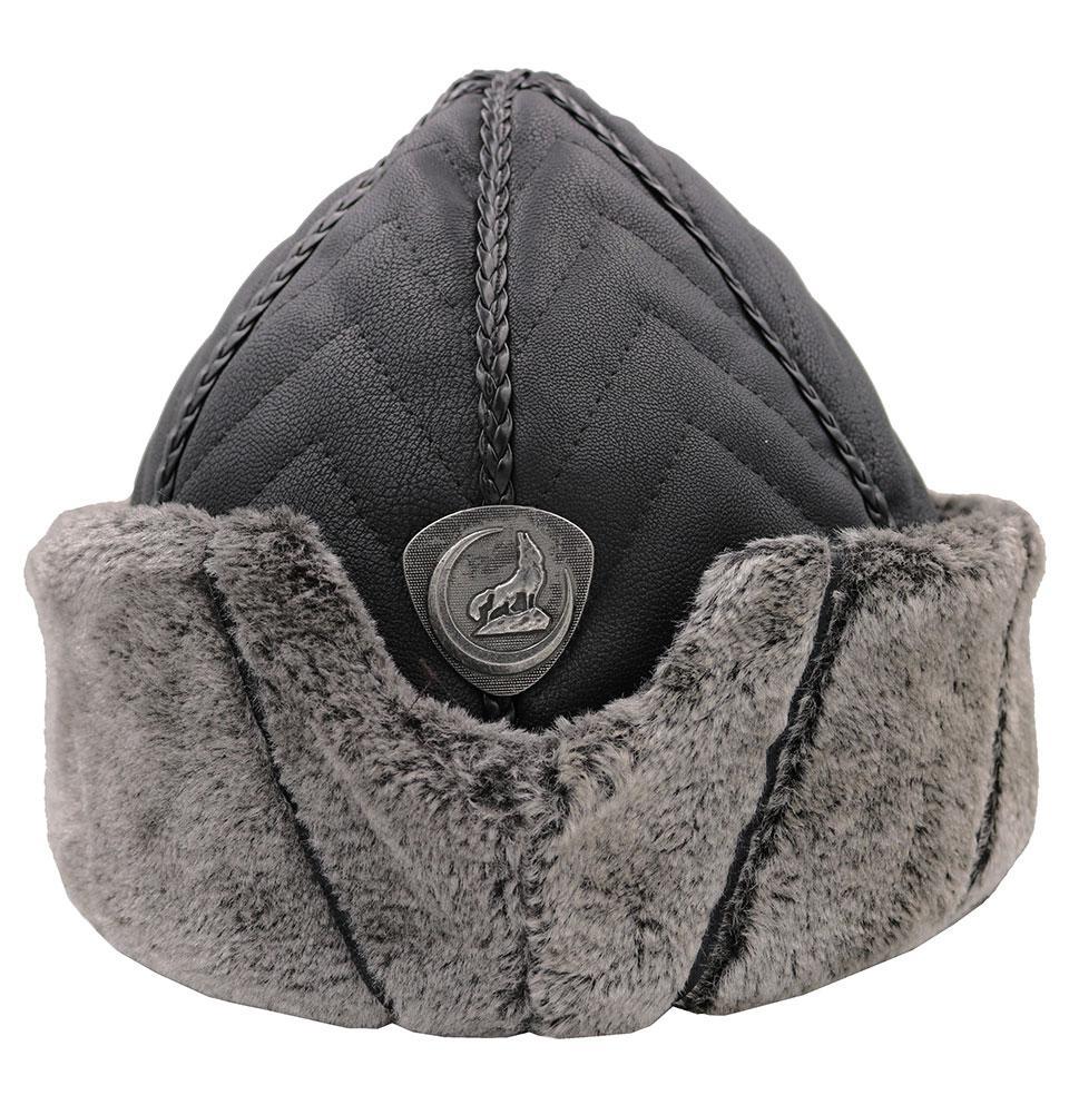Ottoman Bork Ertugrul Fur Hat Bozkurt Turkish Wolf #2021