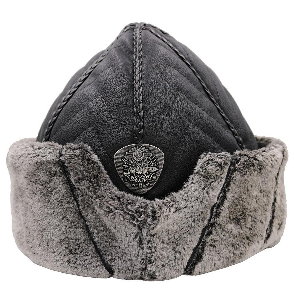Ottoman Bork Ertugrul Fur Hat Coat of Arms #2021