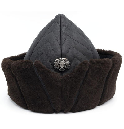 Modefa Bork Ottoman Bork Ertugrul Fur Hat Selcuk Eagle #2022