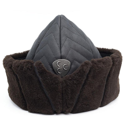Modefa Bork Ottoman Bork Ertugrul Fur Hat Three Crescent #2022