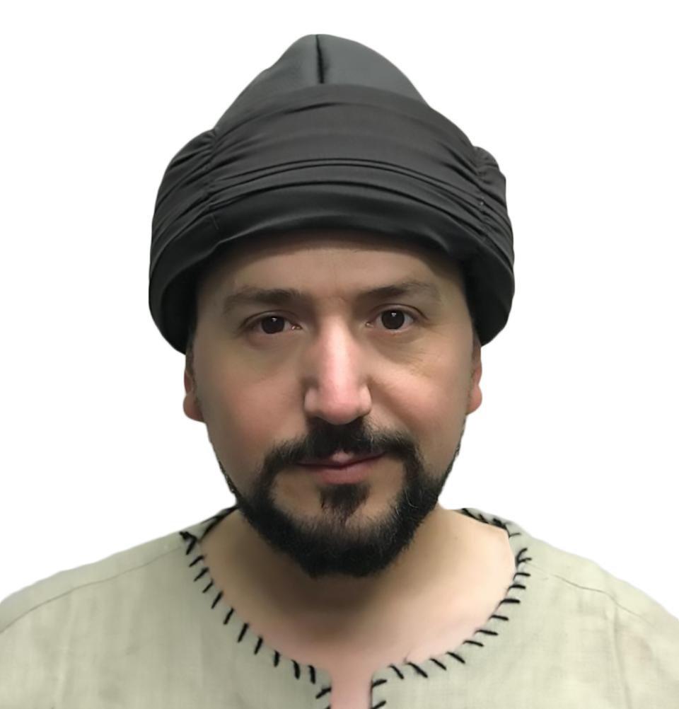 Ottoman Bork Ertugrul Leather Hat with Band 2018A