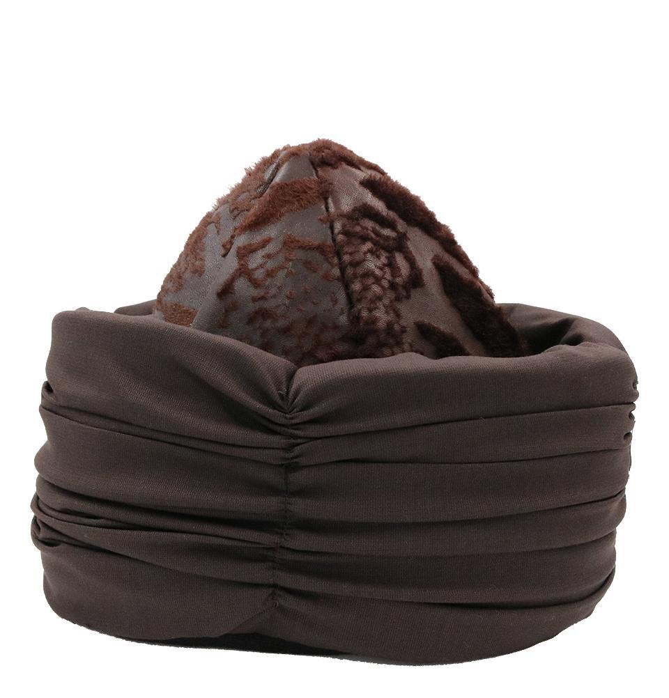 Ottoman Bork Ertugrul Leather Hat with Band 2018C