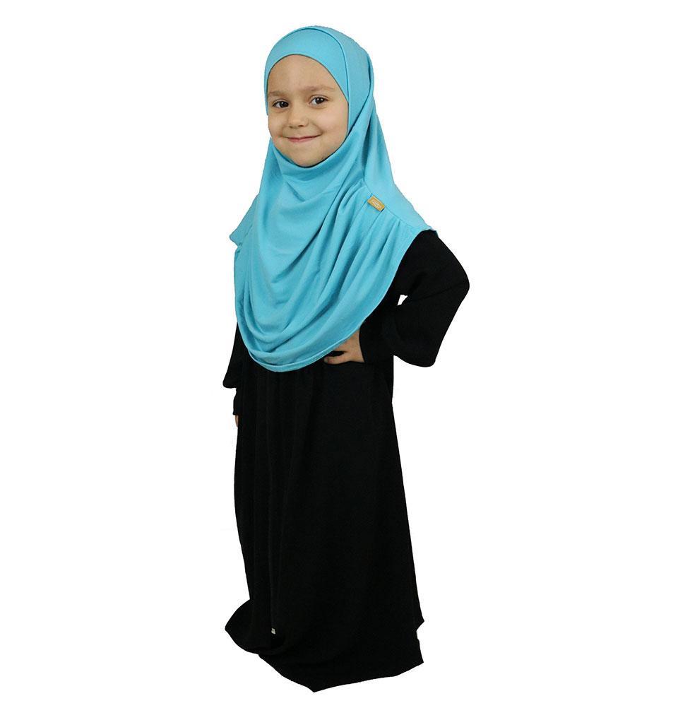 Islamic Turkish Child Ferace Abaya - Black Modefa