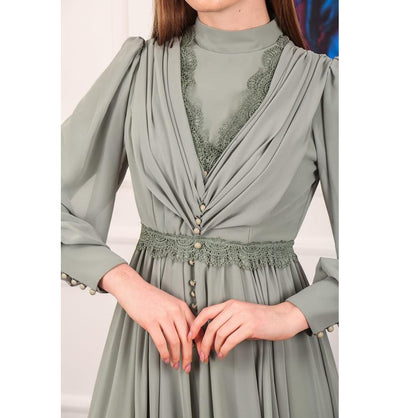 Modefa Dress Modest Formal Evening Dress G460 Mint