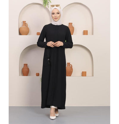 Modefa Dress Simple Ferace Abaya 5182 Black