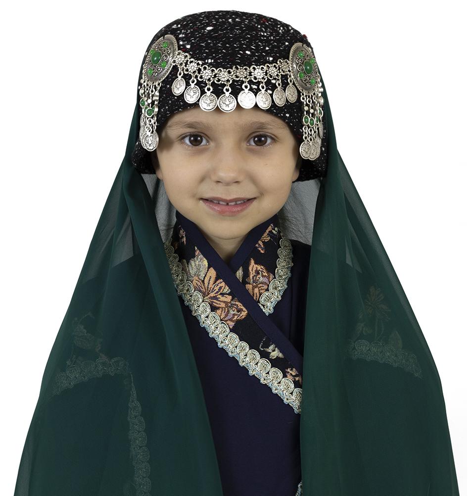 Modefa Ertugrul Adult / Green Traditional Turkish Ottoman Hat | Ertugrul Halime Hatun | Adult & Child