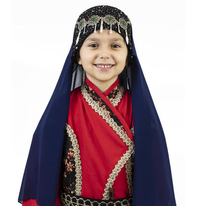 Modefa Ertugrul Child / Blue #2 Traditional Turkish Ottoman Hat | Ertugrul Halime Hatun | Adult & Child