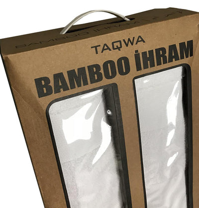 COMBO: Men's Bamboo Cotton Ihram Set + Elegant Plaque + Tawaf Tasbih