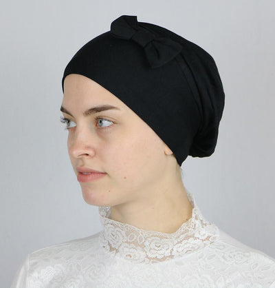 Instant Jersey Turban Hijab B0005 Black