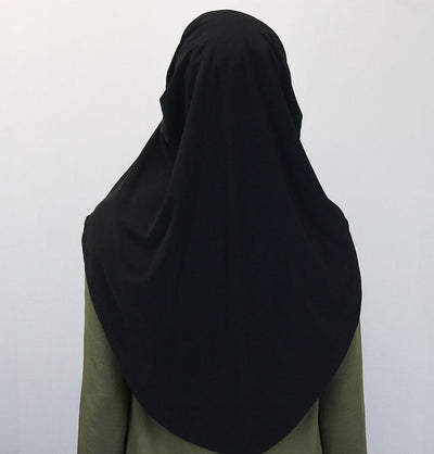 Modefa Long One Piece Instant Practical Hijab – Black