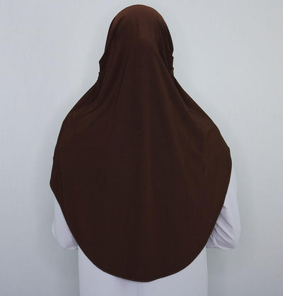 Modefa Instant Hijabs Brown Modefa Long One Piece Instant Practical Hijab – Brown
