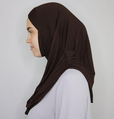 Modefa One Piece Instant Practical Hijab – Brown