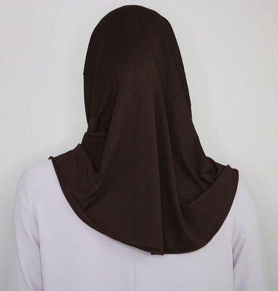 Modefa One Piece Instant Practical Hijab – Brown