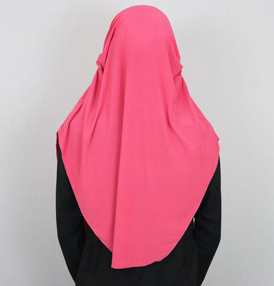 Modefa Long One Piece Instant Practical Hijab – Coral Pink