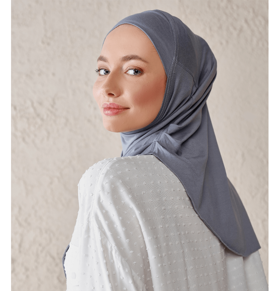 Modefa Instant Hijabs Gray Modefa One Piece Instant Practical Hijab – Gray