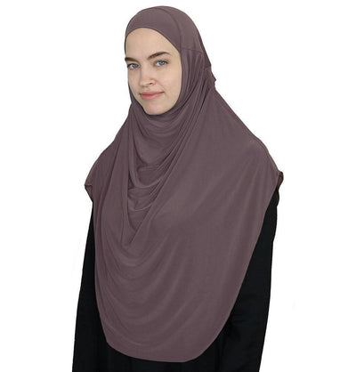 Modefa Instant Hijabs Lilac Modefa Long One Piece Instant Practical Hijab – Lilac