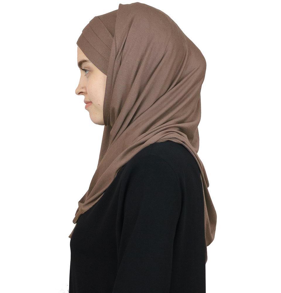 Modefa Instant Hijabs Mink Modefa Instant Criss-Cross Jersey Hijab Shawl – Mink