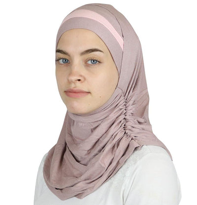 Practical Instant Jersey Hijab B0008 Mink