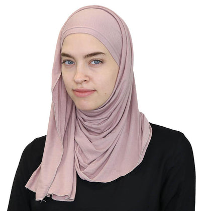 Practical Instant Jersey Wrap Hijab BT1 Mink