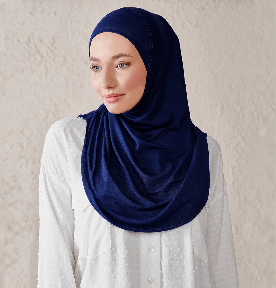 Modefa Instant Hijabs Navy Blue Modefa One Piece Instant Practical Hijab – Navy Blue